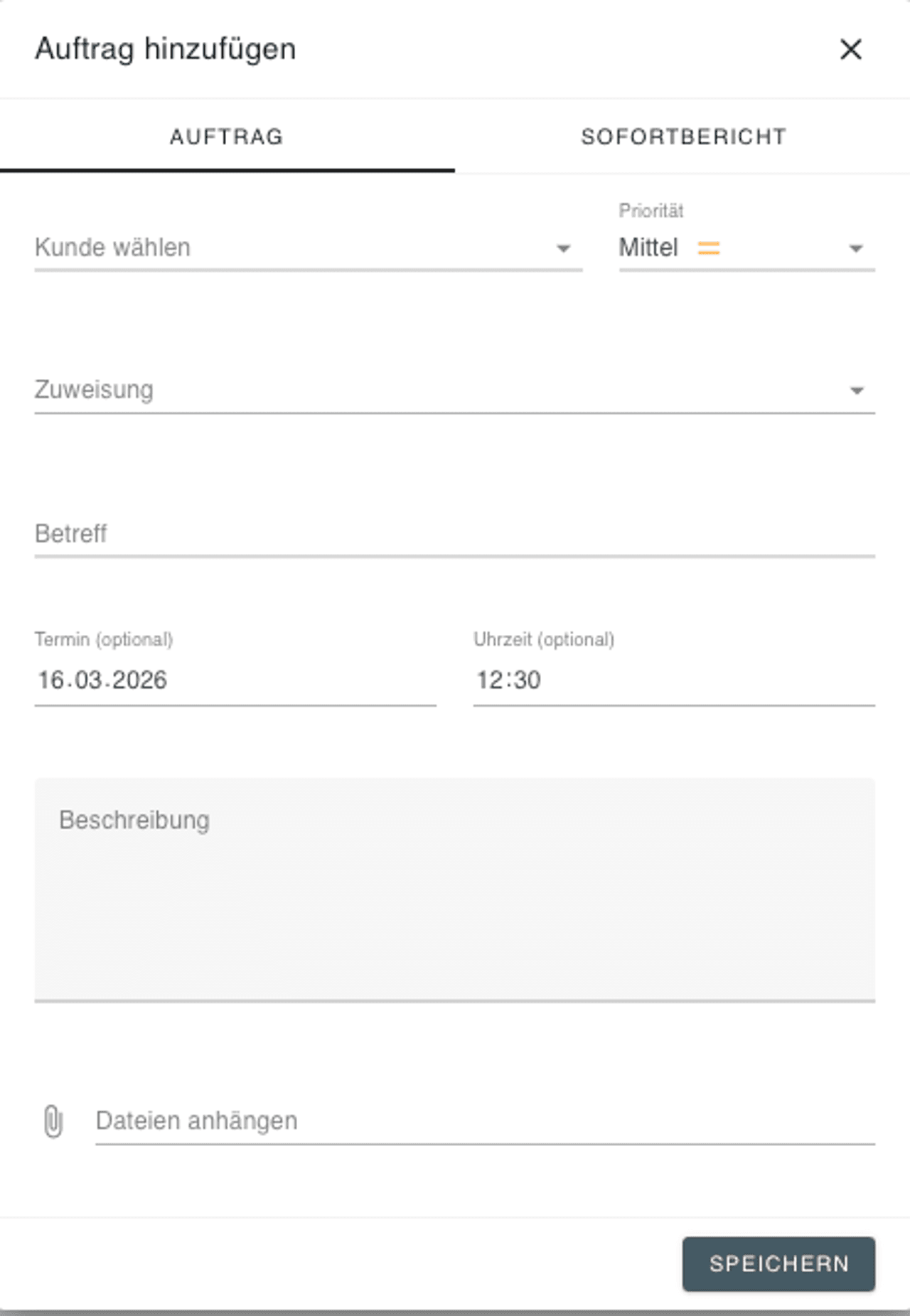 Auftragsmanagement – Ansicht 4 von 4