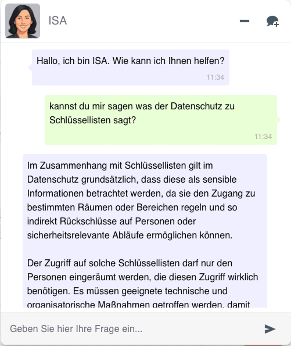 Interner Suchassistent – Ansicht 1 von 1