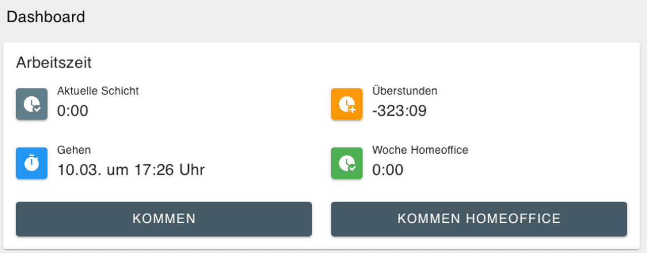 Zeiterfassung – Ansicht 2 von 5